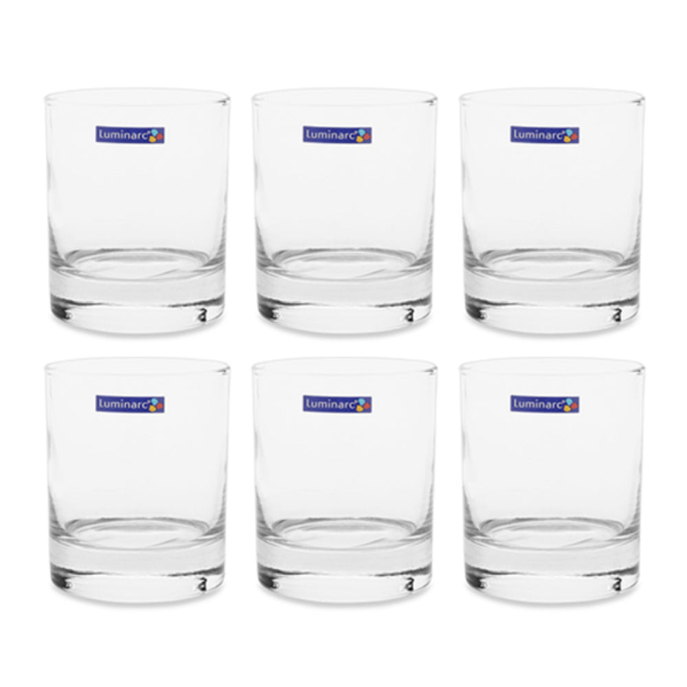 Luminarc Working Glass - Juego de vasos de vidrio surtido de 16 piezas