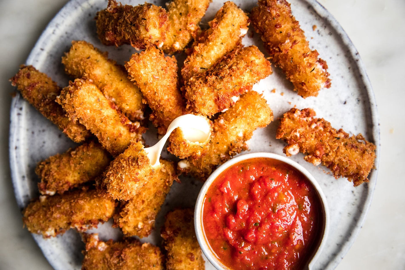 Palitos de Mozzarella caseros