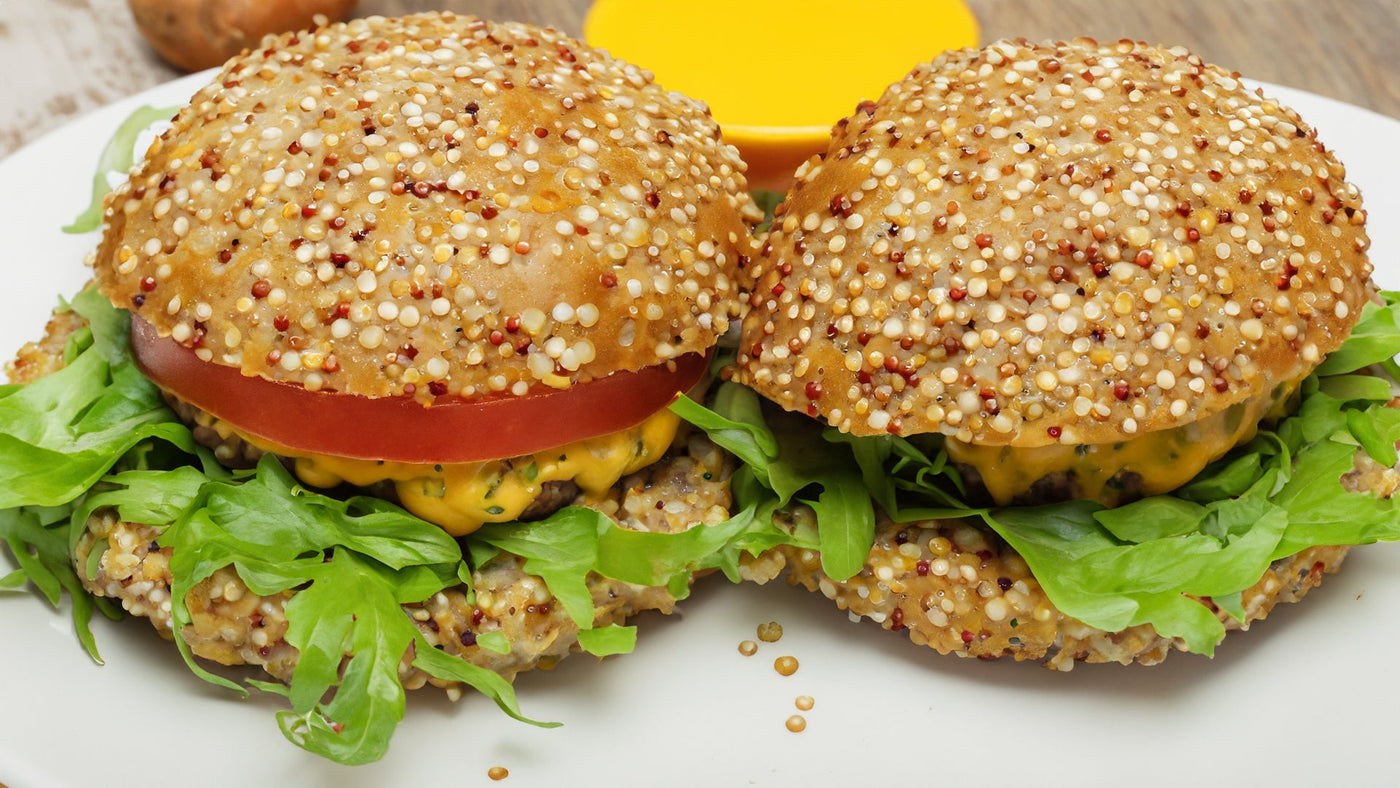 Hamburguesa de quinoa y verduras