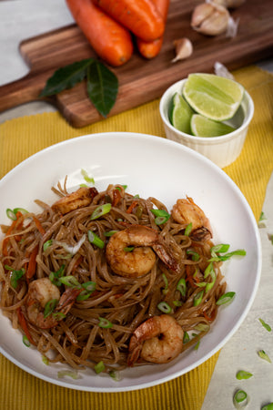 Receta de Pad Thai de Langostinos en Instant Pot