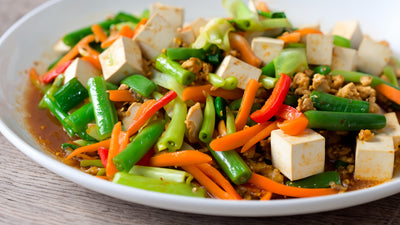 Exquisito Stir Fry de Tofu y Verduras con un Toque Especial