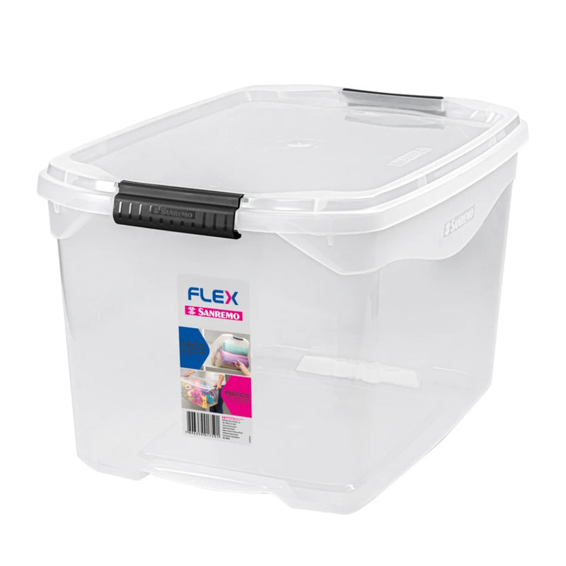 Caja Organiz Plastico Blanca Sanremo 29L_001