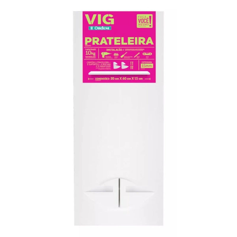 Estante Vig Mdp 60X20Cm Blanco 1X6_001