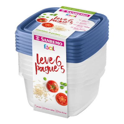 Set Hermeticos Plasticos Pague 5 Lleve 6 (800 Ml)_001
