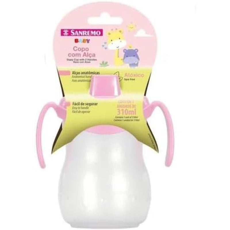 Vaso Infantil Plastico  310Ml Rosa_001