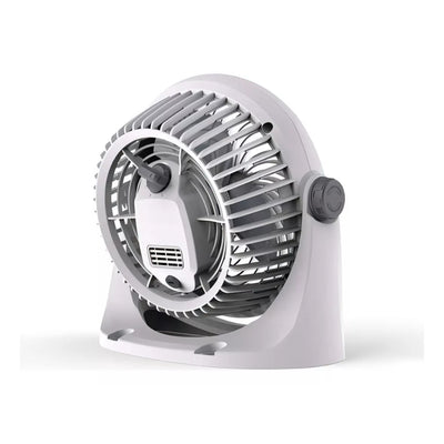 Ventilador Personal 10" Inclinación 360° 3Vel. Gris Claro