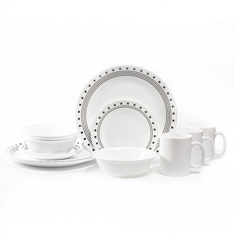 Vajilla 16 Piezas City Block Corelle_002