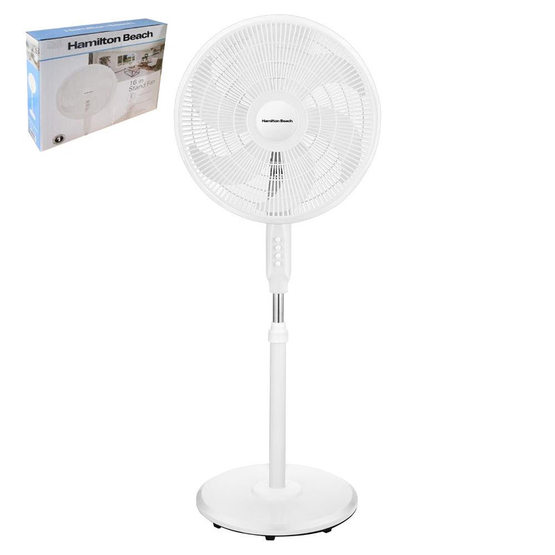 Ventilador De Piso Plástico Hb 16" Blanco HbfFs40Aw