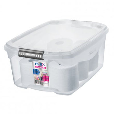 Caja Organizadora Blanca De Plastico 20L_001