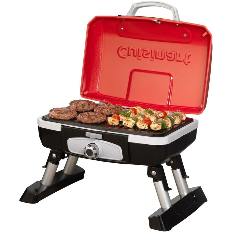 Parrilla  Portátil Roja Cuisinart Cgg-180T_002