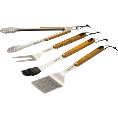 Juego De Herramientas Para Parrilla De Madera 4 Pz Cuisinart Cgs-1100_001