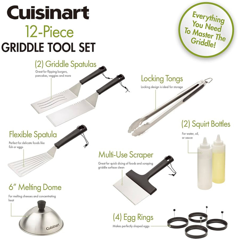 Juego De Herramientas Para Plancha 12 Pz Cuisinart Cgs-1312_002