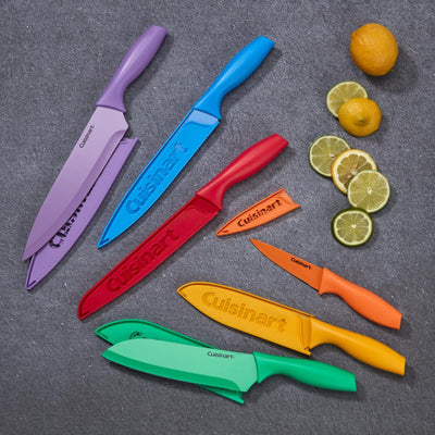 Juego De Cuchillos De Colores 12 Pzas Cuisinart