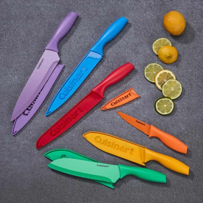 Juego De Cuchillos De Colores 12 Pzas Cuisinart