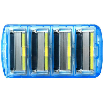 Repuesto Para Maquina De Afeitar Recargable 4 Cartuchos de 6 Cuchillas_001