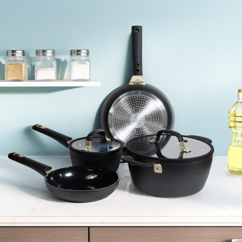 Bateria Black & Gold 6 Piezas Hamilton Beach