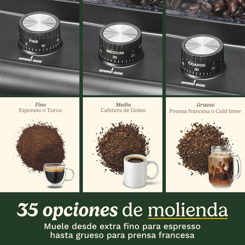 Molinillo de Café Espresso Bar™ CBM-22C de Cuisinart®