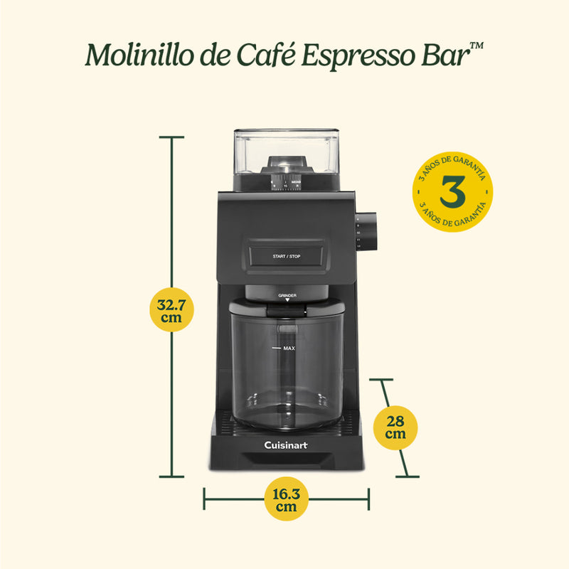 Molino De Café Cónico Eléctrico Cuisinart Cbm-22