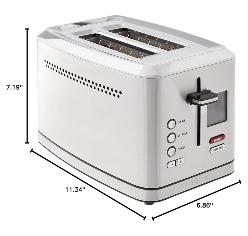 Tostadora Digital 2 Rebanadas Función Memoryset Cpt-720 Cuisinart