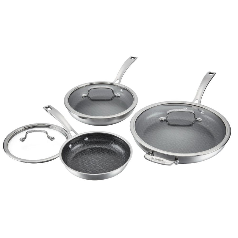 Juego de Sartenes Fusionplus de Acero Inoxidable (8", 10") FPS-6SSCRC de Cuisinart®