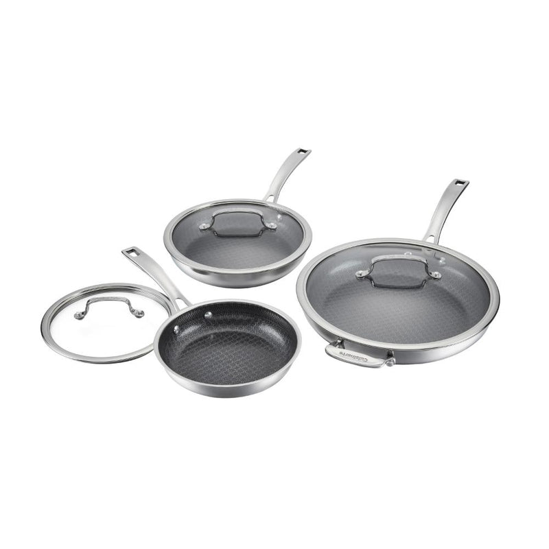 Juego de Sartenes Fusionplus de Acero Inoxidable (8", 10") FPS-6SSCRC de Cuisinart®