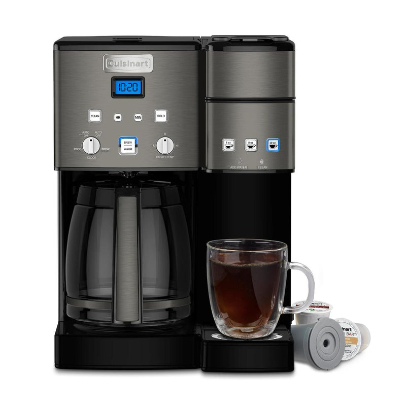 Cafetera Automáticade 12 tazas e Individual Coffee Center®️ SS-15BK de Cuisinart®_001