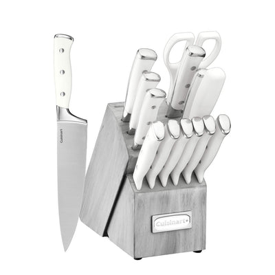 Set De Cuchillos, 15 Piezas , Blanco C77WTR-15PG de Cuisinart®_001