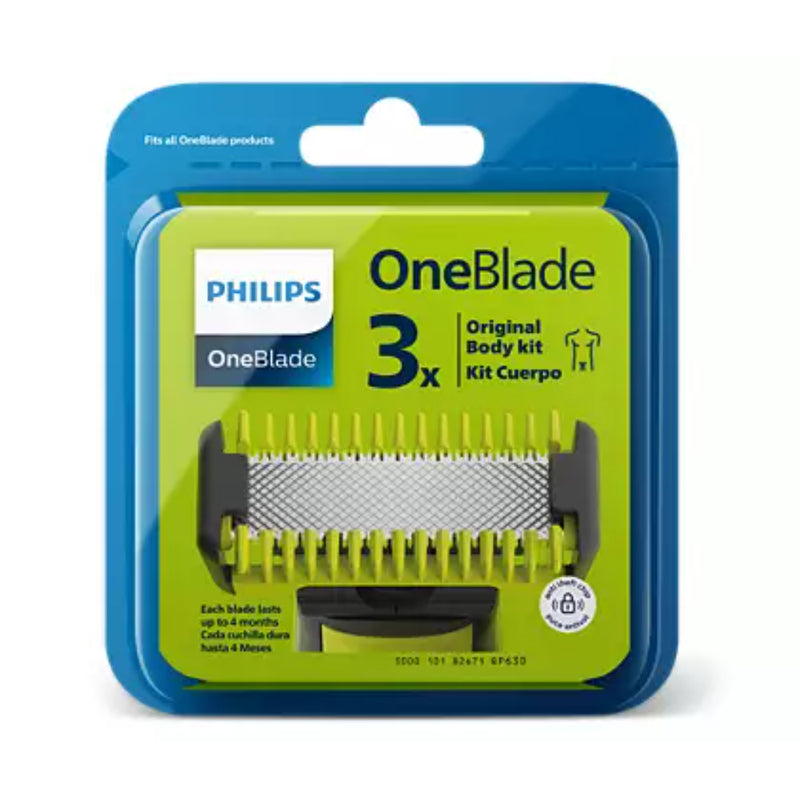 Cuchilla Reemplazable X 3 One Blade + Kit Cuerpo Philips_001