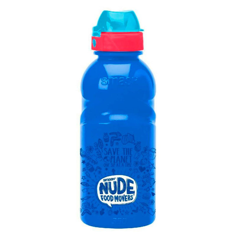 Botella con Tapa 350 ml Azul Smash &