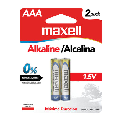 Bateria Alkalina SB AAA Pck 2 Maxell '723807