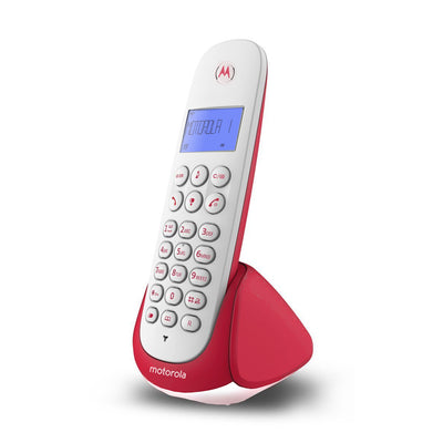 Teléfono Inalámbrico Dect 6.0 Expandible Con Identificador De Llamadas Dtmf/Fsk* Rojo Motorola M700R CA -2
