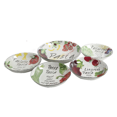 Set Vajilla Bowl Pasta Huerta De Frutas X5 Gibson_001